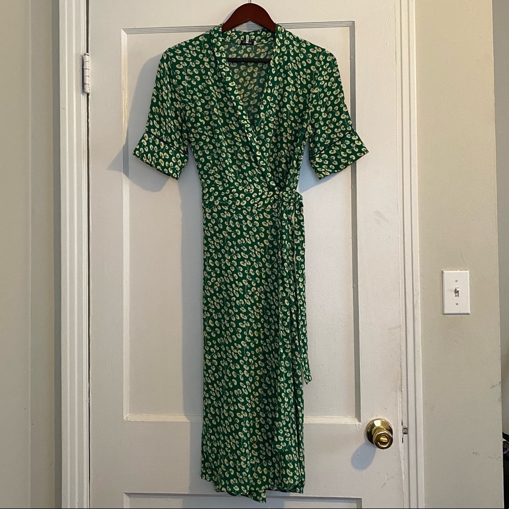 Ganni Dalton Wrap Dress